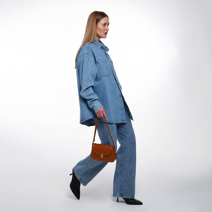 Сумка женская TEXTURA, мессенджер, средний размер, цвет коричневый Сумка женская TEXTURA, мессенджер, средний размер, цвет коричневый