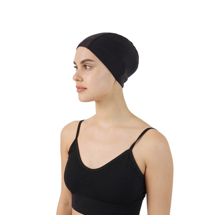 Шапочка для плавания взрослая ONLYTOP, тканевая, обхват 54-60 см Шапочка для плавания взрослая ONLYTOP, тканевая, обхват 54-60 см