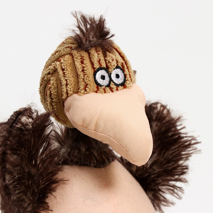 Игрушка текстильная Игрушка текстильная "Воробей", 29 х 17 см