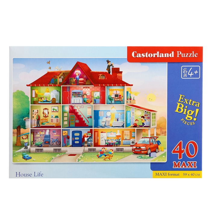Макси-пазл «Наш дом», 40 элементов Макси-пазл «Наш дом», 40 элементов