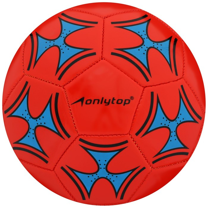 Футбольный мяч ONLYTOP, машинная сшивка, 32 панели, р. 5, PVC, цвет МИКС