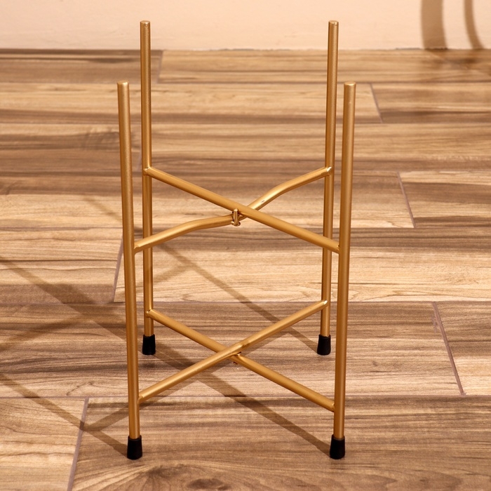 Кашпо на подставке  Кашпо на подставке "Космик" металл (набор 2 шт), диаметр 30 и 25 см