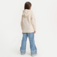 Худи детское KAFTAN "Basic line", размер 38 (146-152), цвет бежевый
