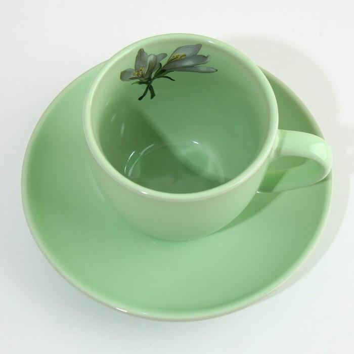 Чайная пара Lemon flowers, 250 мл Чайная пара Lemon flowers, 250 мл