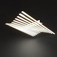 Люстра "Бертон" 12xLED 80Вт бело-золотой 90х60х13 см BayerLux