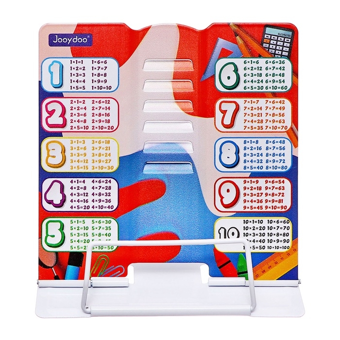 Подставка для книг металл 15,2 х 15,2 х 12,5см Таблица умножения Подставка для книг металл 15,2 х 15,2 х 12,5см Таблица умножения