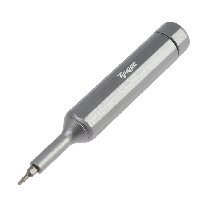 Отвертка с битами для точных работ ТУНДРА, двухсторонние биты 13 шт. 26 в 1 Отвертка с битами для точных работ ТУНДРА, двухсторонние биты 13 шт. 26 в 1