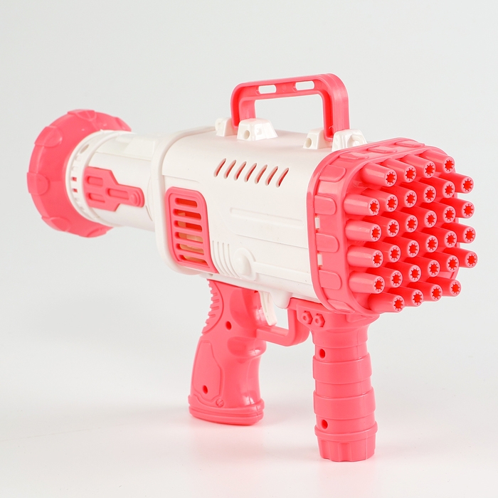 Генератор мыльных пузырей «Световой», цвет розовый, 27,5 × 7,5 × 18,5 см Генератор мыльных пузырей «Световой», цвет розовый, 27,5 × 7,5 × 18,5 см