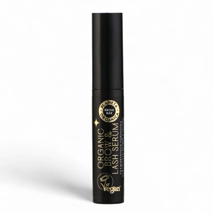 Ухаживающая сыворотка для густоты бровей и ресниц Planeta Organica Brow Bar, 15 мл Ухаживающая сыворотка для густоты бровей и ресниц Planeta Organica Brow Bar, 15 мл