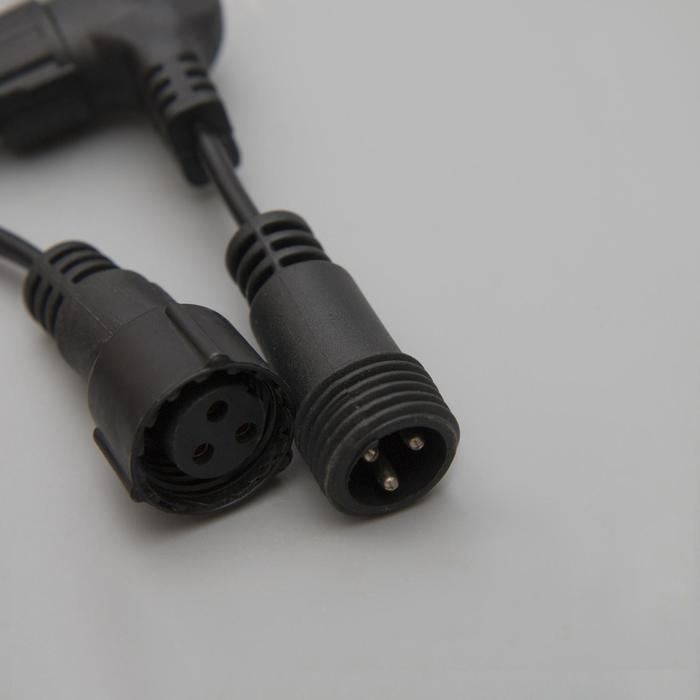 Гирлянда «Занавес» 2 × 3 м, IP44, УМС, тёмная нить, 760 LED, свечение синее, 220 В Гирлянда «Занавес» 2 × 3 м, IP44, УМС, тёмная нить, 760 LED, свечение синее, 220 В