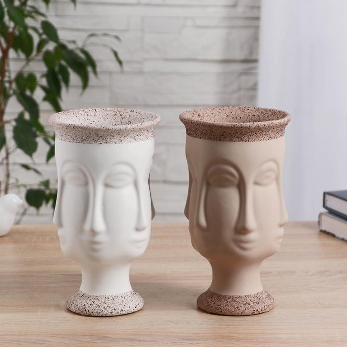 Ваза керамика Ваза керамика "Взгляд изнутри" 11х19,5 см МИКС