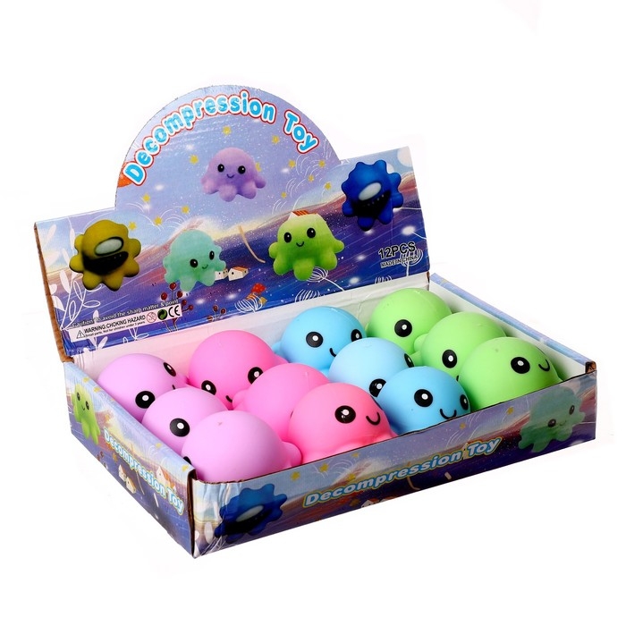 Мялка «Осьминог», цвета МИКС Мялка «Осьминог», цвета МИКС