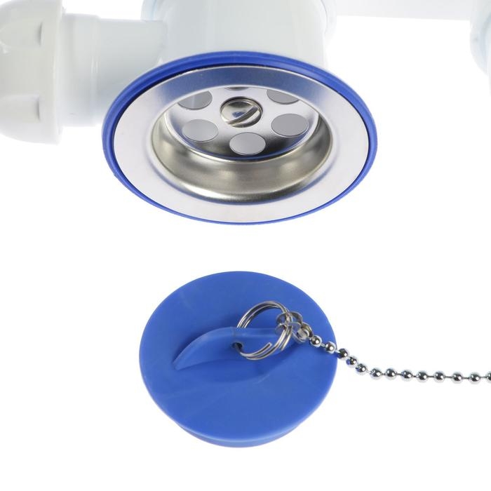 Сифон для ванны Unicorn S12, 1 1/2 Сифон для ванны Unicorn S12, 1 1/2"х40 мм, плоский с гофротрубой 40х40х50 мм