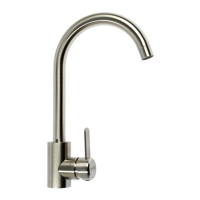 Смеситель для кухни Смеситель для кухни "СоюзКран" 567-092, однорычажный, высокий излив 350 мм, нерж.сталь, хром