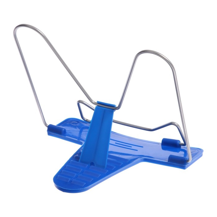 Подставка для книг Calligrata  Подставка для книг Calligrata "ПРЕСТИЖ", с пластмассовым упором, европодвес, синяя