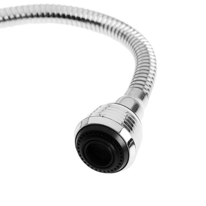 Смеситель для кухни ZEIN Z3498, гибкий излив, двухрежимный аэратор, латунь, хром Смеситель для кухни ZEIN Z3498, гибкий излив, двухрежимный аэратор, латунь, хром