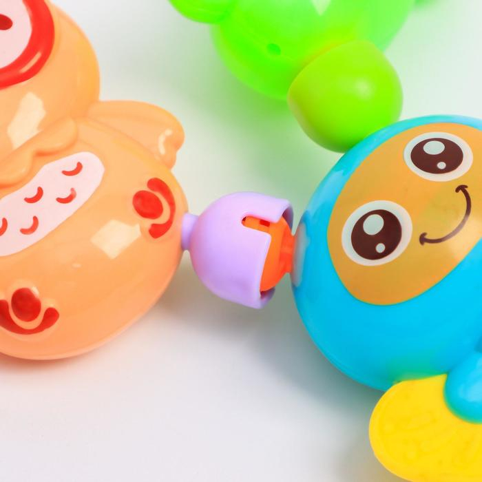 Набор погремушек «Собери меня», 7 шт., яркие цвета, Крошка Я Набор погремушек «Собери меня», 7 шт., яркие цвета, Крошка Я