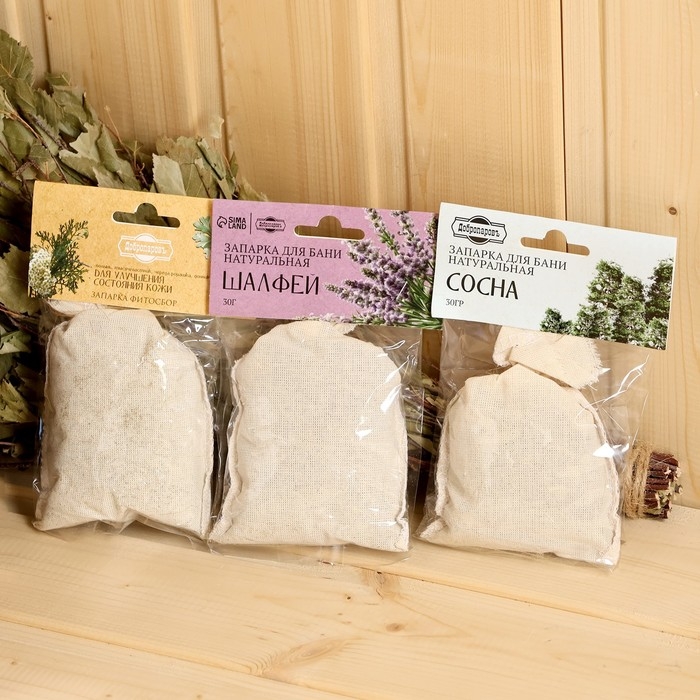 Запарка для бани Запарка для бани "Противопростудный", набор 3 шт по 30 г
