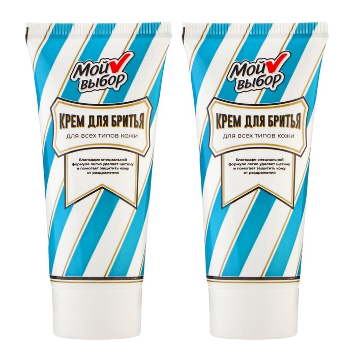 Крем для бритья Мой выбор, 2 шт по 40 мл Крем для бритья Мой выбор, 2 шт по 40 мл