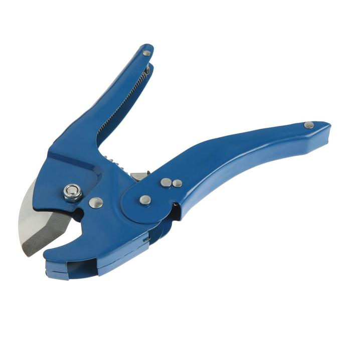 Ножницы для резки труб ТУНДРА по пластику, усиленные, полуавтомат, до 42 мм Ножницы для резки труб ТУНДРА по пластику, усиленные, полуавтомат, до 42 мм