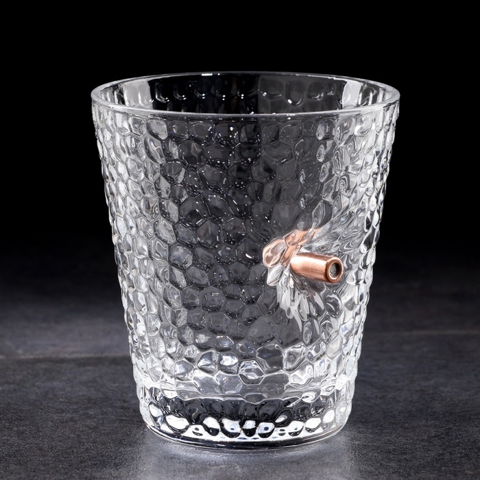 Стакан Стакан "Непробиваемый. Битый с пулей", 350 мл