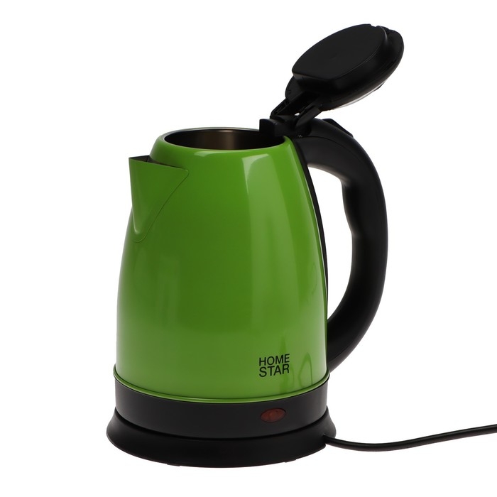 Чайник электрический Homestar HS-1010, металл, 1.8 л, 1500 Вт, зелёный Чайник электрический Homestar HS-1010, металл, 1.8 л, 1500 Вт, зелёный