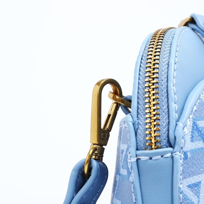 Сумка кросс-боди на молнии, цвет голубой Сумка кросс-боди на молнии, цвет голубой