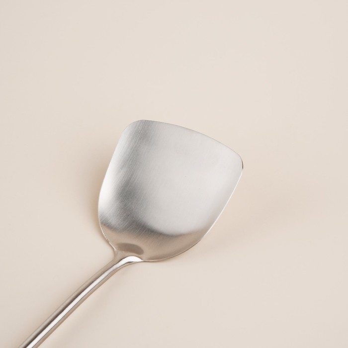 Лопатка из нержавеющей стали SL Home, «Рустик», 39×10 см, цвет серебряный Лопатка из нержавеющей стали SL Home, «Рустик», 39×10 см, цвет серебряный