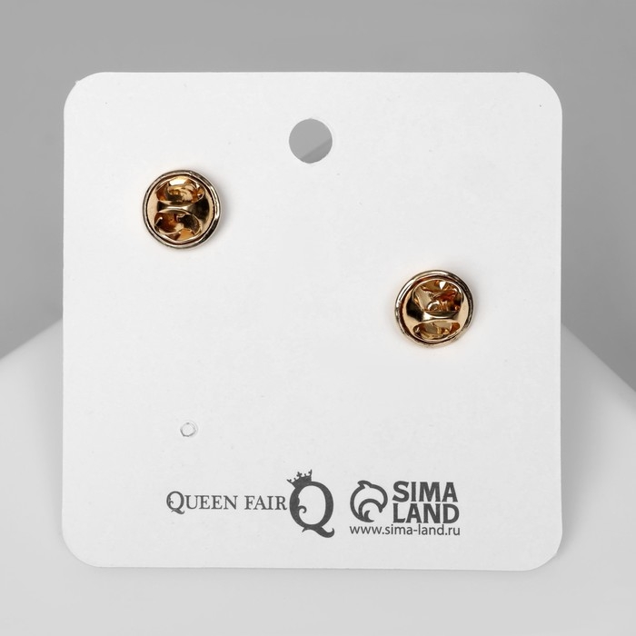 Набор значков (2 шт.) «Коты на Луне», цветной в золоте Набор значков (2 шт.) «Коты на Луне», цветной в золоте