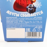 Новый год! Шоколад молочный в упаковке &laquo;Котик&raquo;, 5 гр х 4 шт