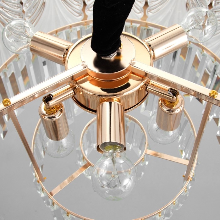 Люстра Люстра "Молси" 6хЕ14 золото 50х50х28 см BayerLux