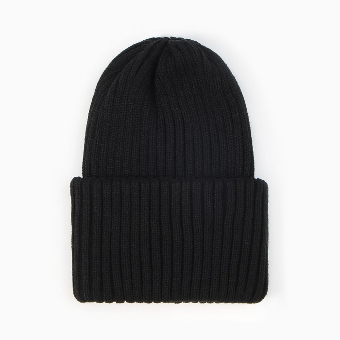 Шапка детская, цвет черный, размер 54-56 Шапка детская, цвет черный, размер 54-56