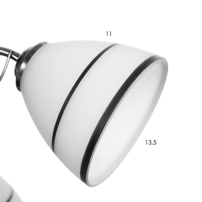 Люстра Люстра "Аннеди" 5хЕ27 40Вт антрацит 55х55х35 см BayerLux