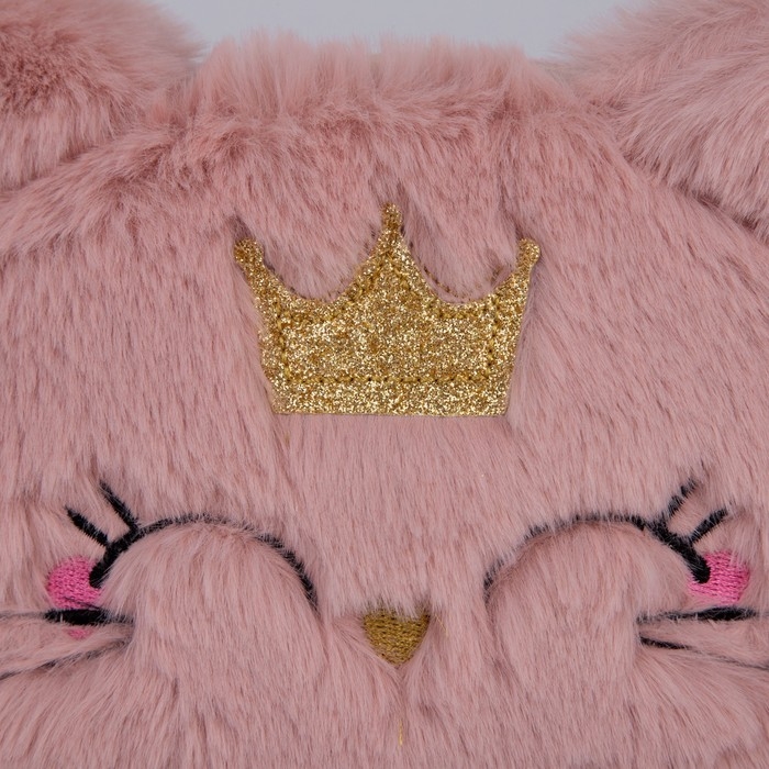 Сумка детская для девочки меховая «Кошечка», 15х12 см, цвет бежевый Сумка детская для девочки меховая «Кошечка», 15х12 см, цвет бежевый