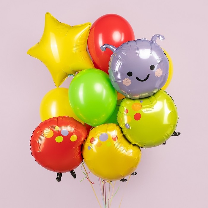 Шар фольгированный 39 Шар фольгированный 39" «Гусеница», фигура