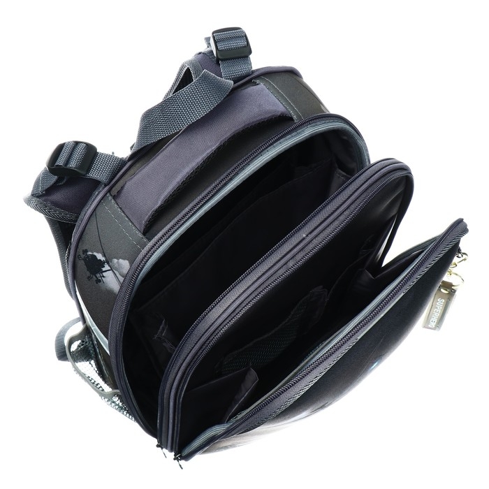 Рюкзак каркасный школьный 38 х 30 х 16 см, эргономичная спинка, Stavia Рюкзак каркасный школьный 38 х 30 х 16 см, эргономичная спинка, Stavia "Авто", коричневый