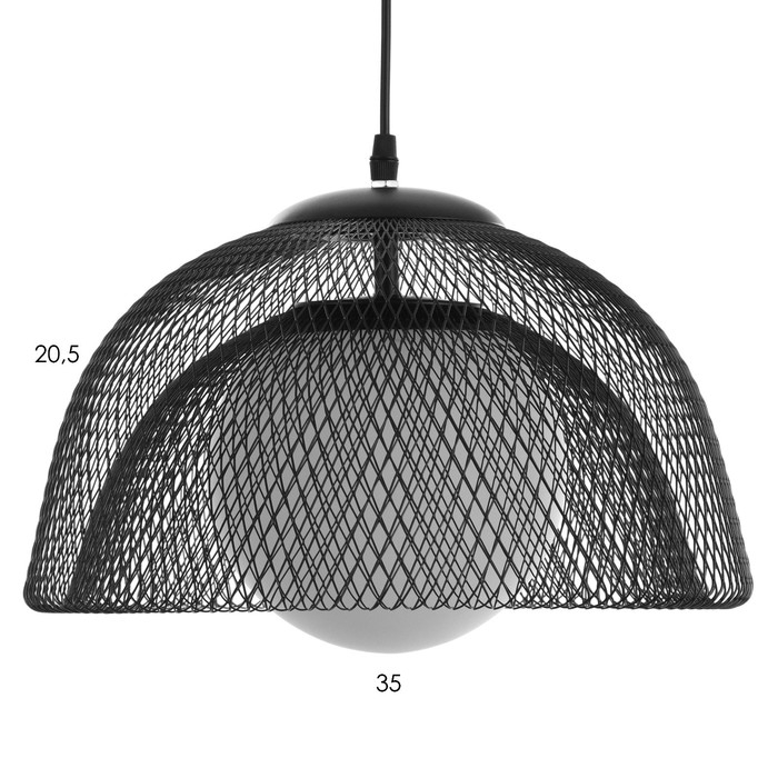 Светильник BayerLux Светильник BayerLux "Брайтон" Е27 40Вт черный 35х35х30-130см