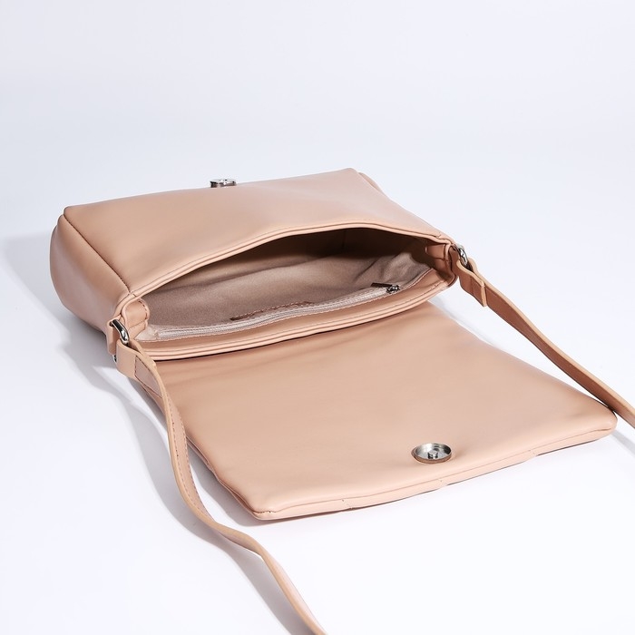 Сумка-мессенджер на магнитах, цвет бежевый Сумка-мессенджер на магнитах, цвет бежевый