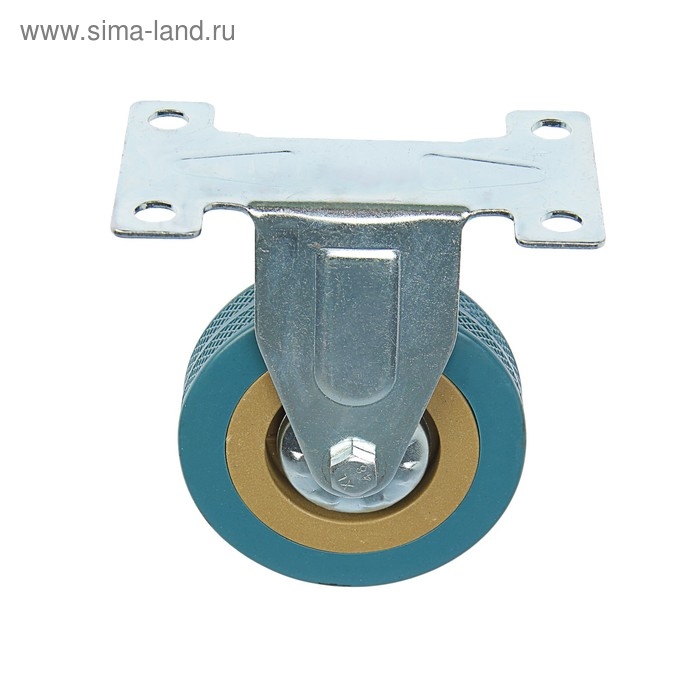 Колесо мебельное, d=75 мм, не поворотное, без тормоза, серое Колесо мебельное, d=75 мм, не поворотное, без тормоза, серое