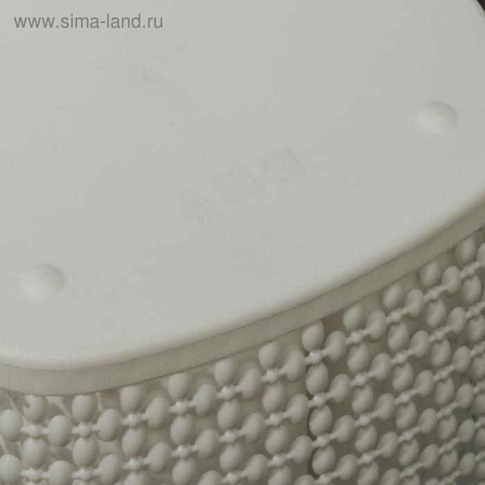 Подставка для столовых приборов «Пирула», цвет белый