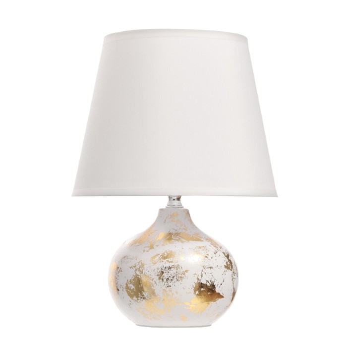 Настольная лампа Настольная лампа "Паттио" Е14 40Вт белый золото 20х20х29см