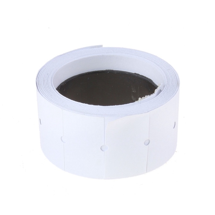 Ценники самоклеящиеся для этикет-пистолета, 12 х 21 мм, в 1 рулончике 200 штук, набор из 10 рулончиков, белый Ценники самоклеящиеся для этикет-пистолета, 12 х 21 мм, в 1 рулончике 200 штук, набор из 10 рулончиков, белый