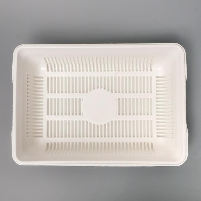 Туалет глубокий с сеткой 36 х 25 х 9 см, белый Туалет глубокий с сеткой 36 х 25 х 9 см, белый