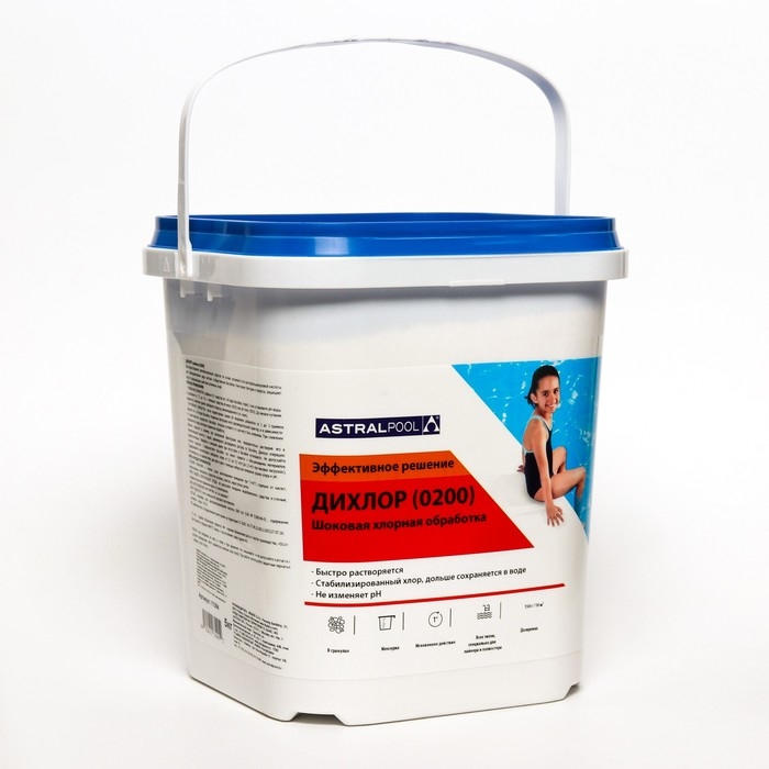 Дихлор, гранулы, 5 кг Дихлор, гранулы, 5 кг