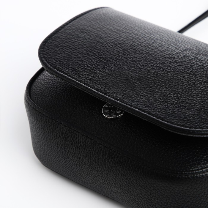 Cумка женская TEXTURA, мессенджер, маленький размер, цвет чёрный Cумка женская TEXTURA, мессенджер, маленький размер, цвет чёрный