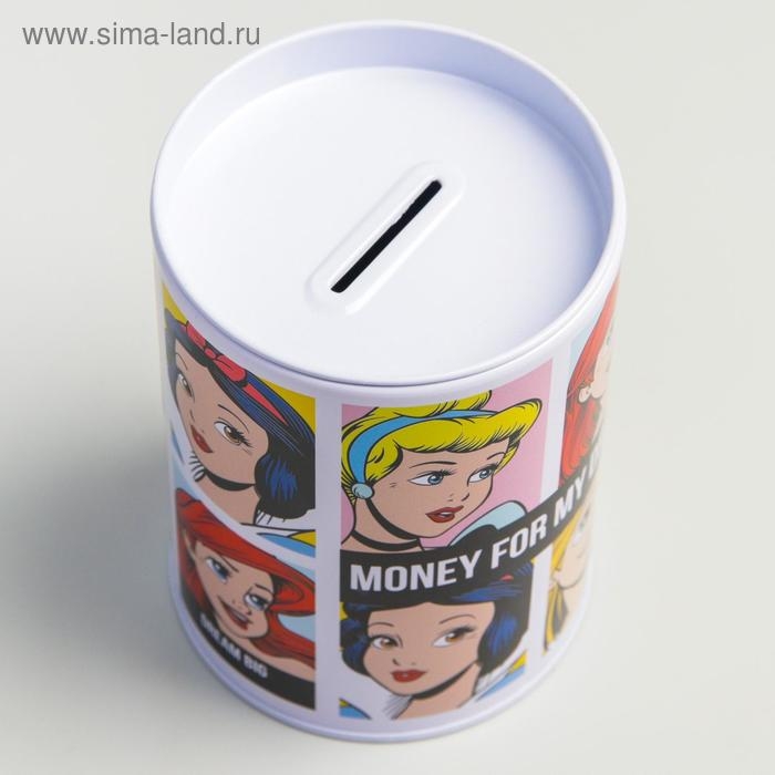 Копилка металлическая, 6,5 см х 6,5 см х 12 см Копилка металлическая, 6,5 см х 6,5 см х 12 см "Сказочные красавицы", Принцессы