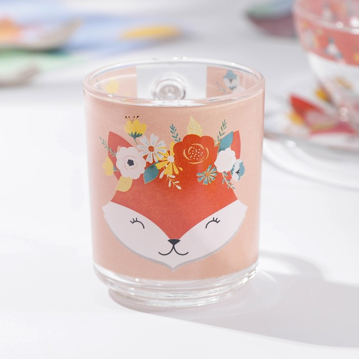 Набор детской посуды Доляна «Лисёнок», 3 предмета: миска 450 мл, тарелка d=20 см, кружка 200 мл Набор детской посуды Доляна «Лисёнок», 3 предмета: миска 450 мл, тарелка d=20 см, кружка 200 мл