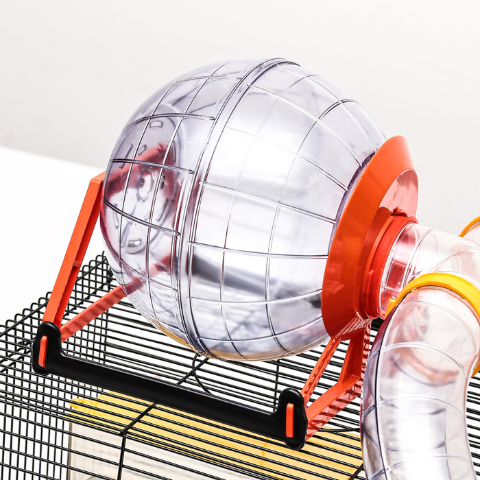 Клетка для грызунов малая с лабиринтом, колесом и домом, 40 x 25 х 22 см, микс цветов Клетка для грызунов малая с лабиринтом, колесом и домом, 40 x 25 х 22 см, микс цветов