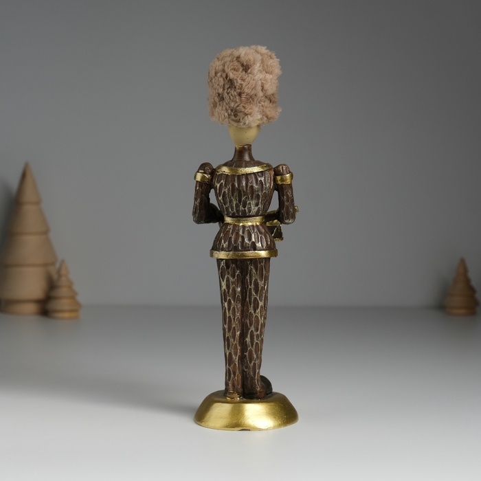 Сувенир полистоун  Сувенир полистоун "Солдатик с барабаном" 5х6х19 см