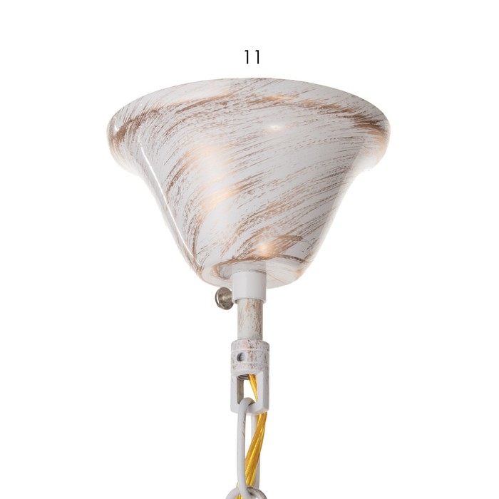 Люстра 2149/5 E14 40Вт белый с золотой патиной 57х57х38 см BayerLux